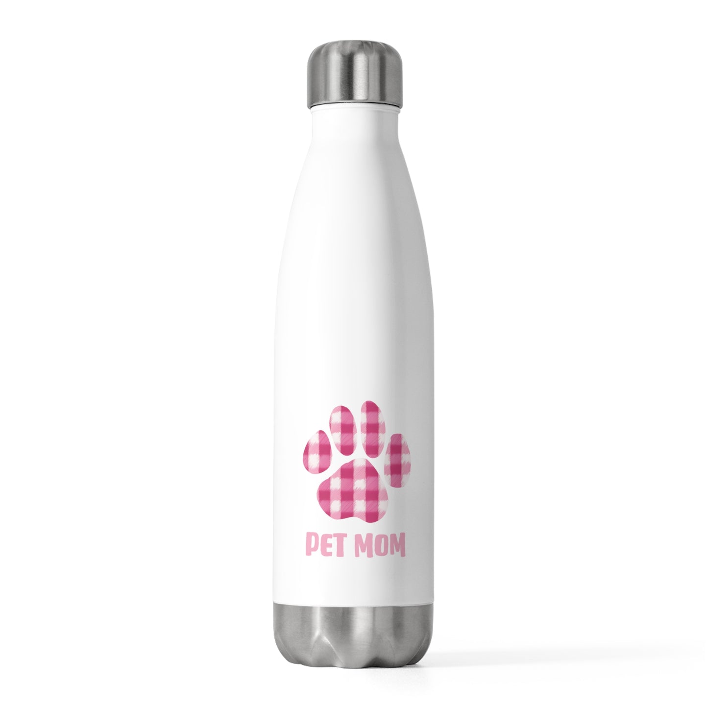 Paw Print Pet Mom Insulated Stainless Steel Bottle - 20oz