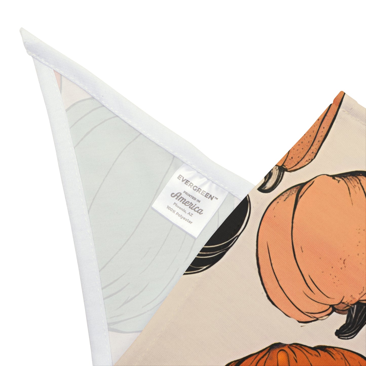 Fall Pumpkins Dog Bandana - Rustic Autumn Pet Accessory