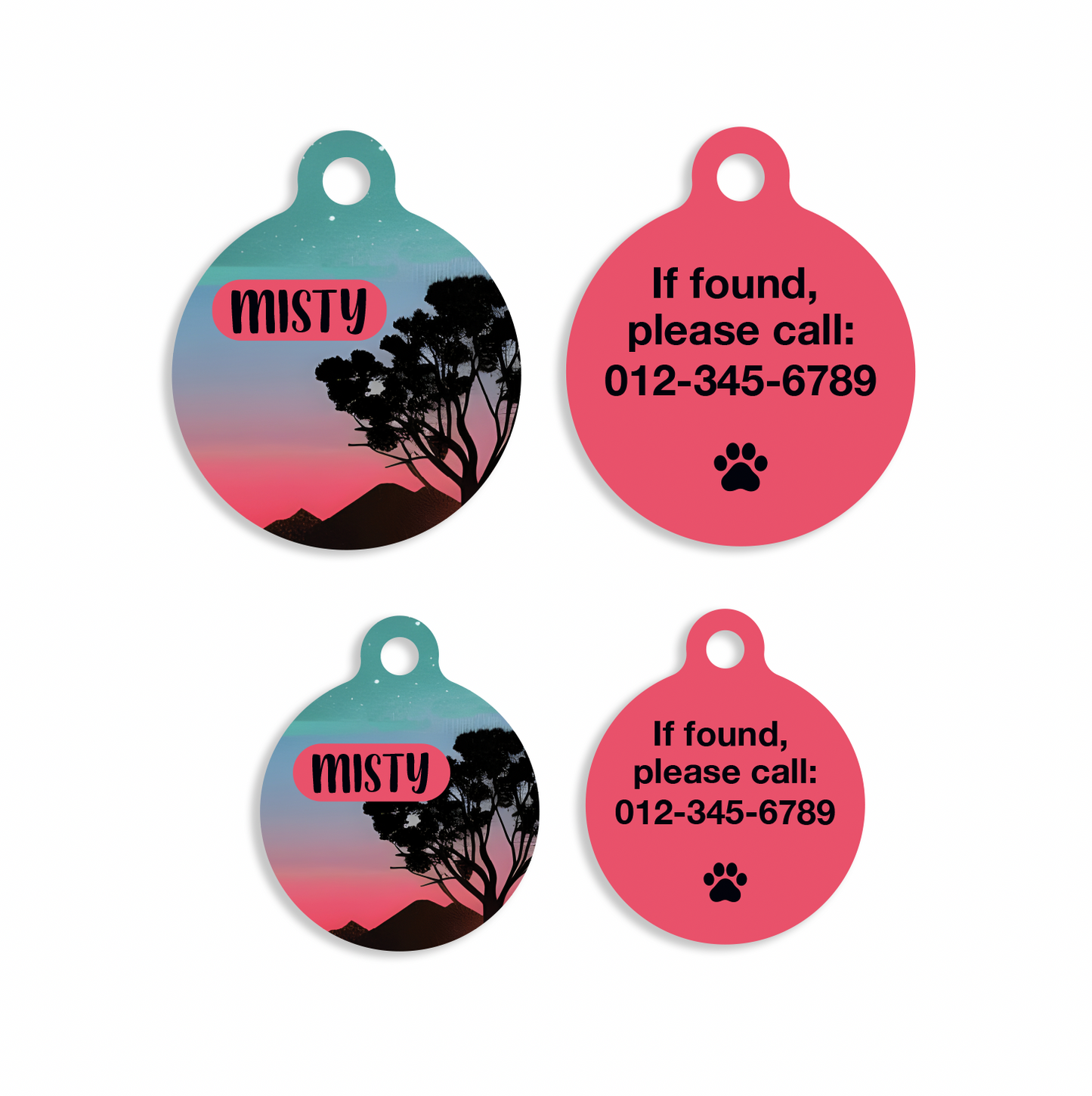 Camping Pet ID Tag