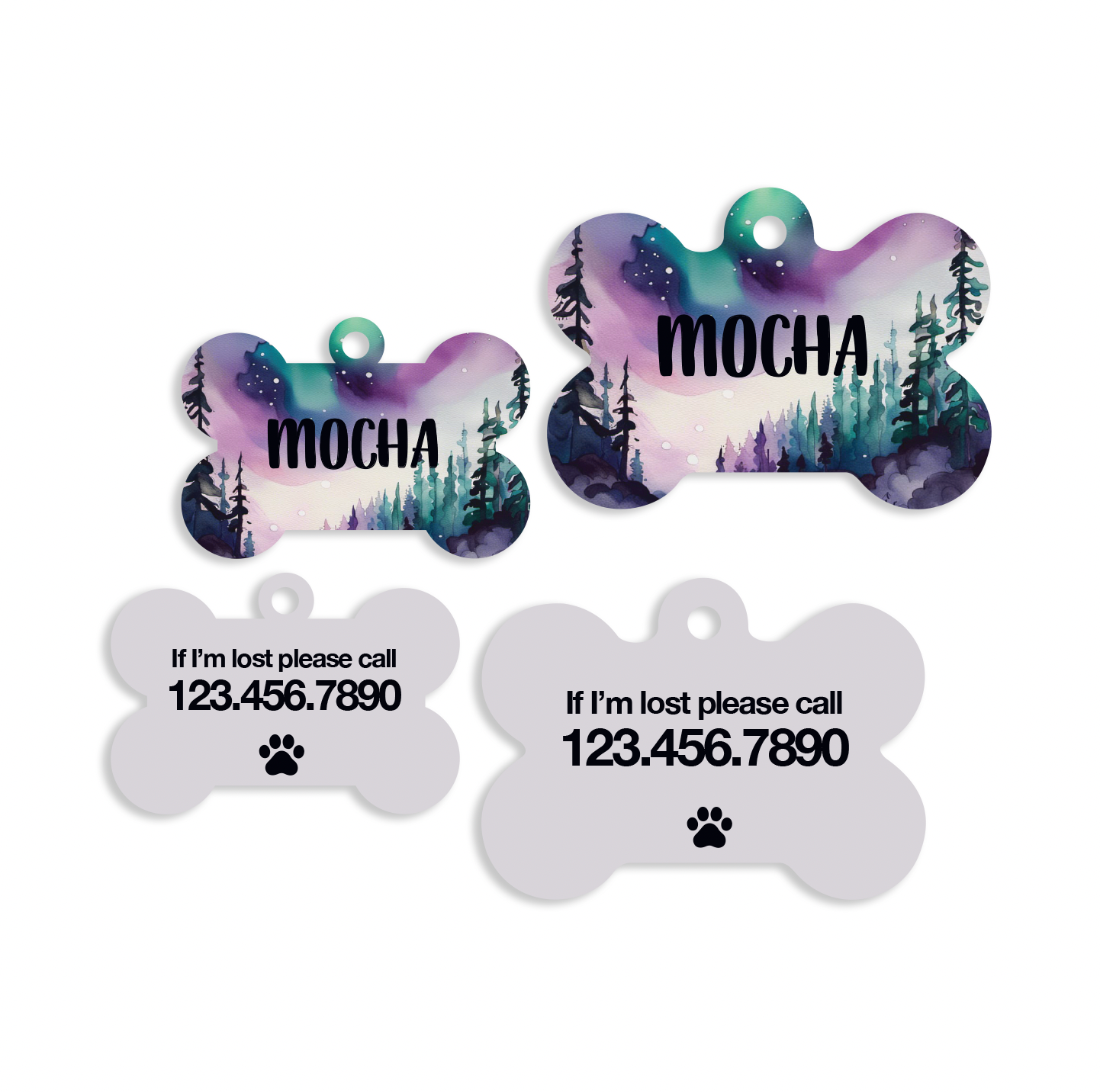 Nature Bone Pet ID Tags