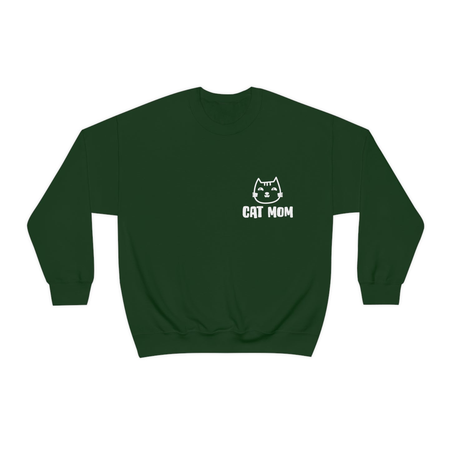 Cat Mom Unisex Heavy Blend™ Crewneck Sweatshirt