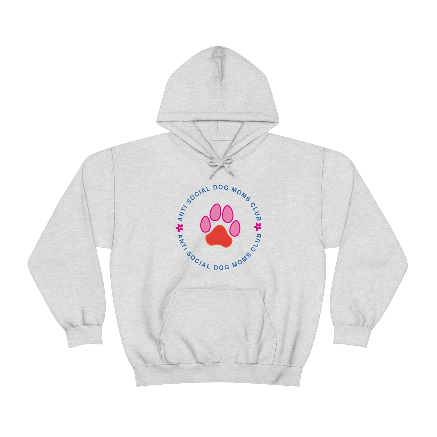 Anti Social Dog Moms Club Unisex Heavy Blend Hooded Sweatshirt