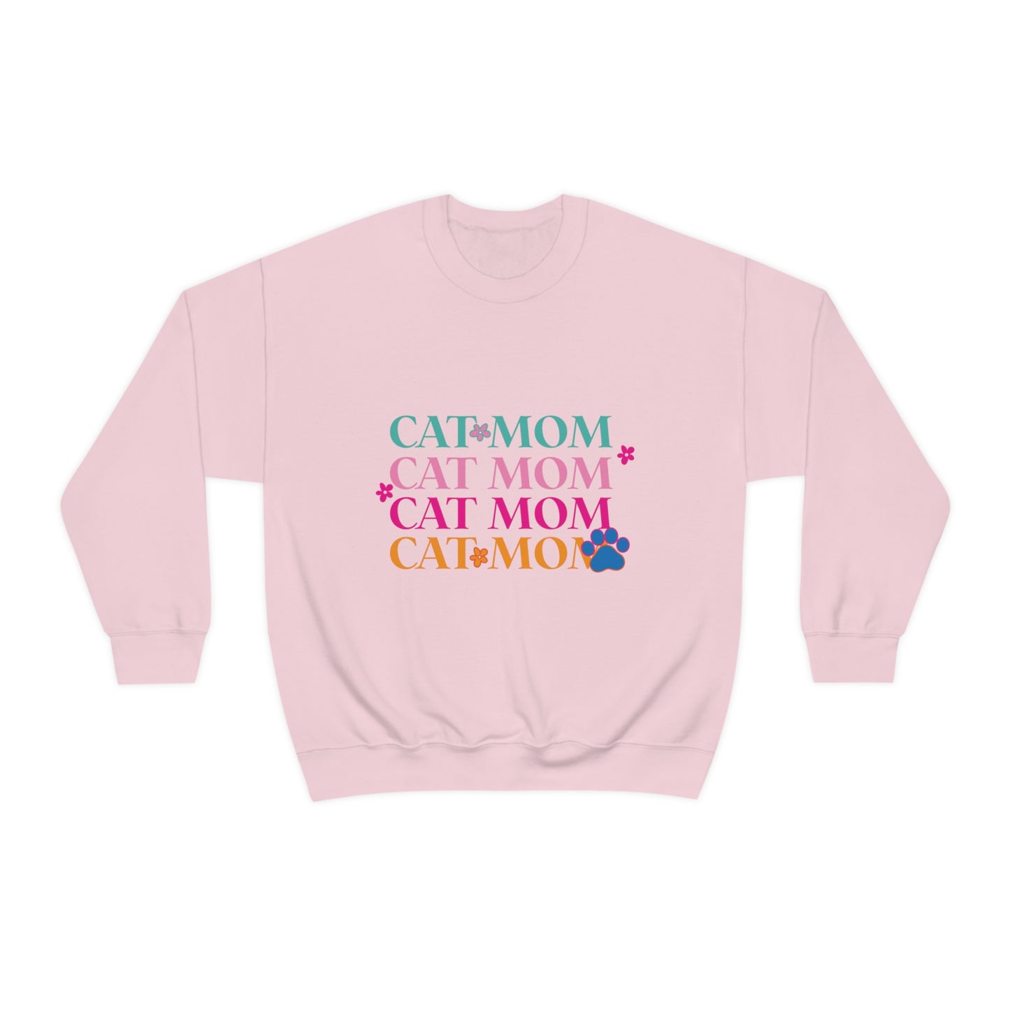 Cat Mom Unisex Heavy Blend™ Crewneck Sweatshirt