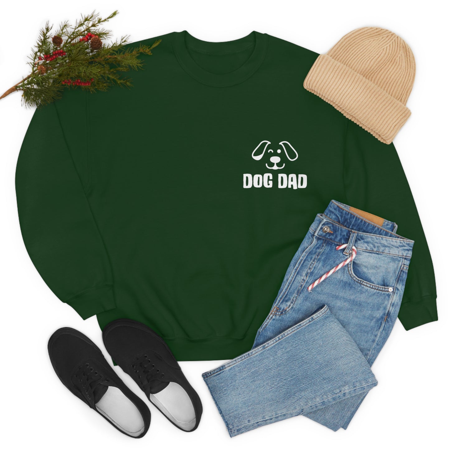 Dog Dad Unisex Heavy Blend™ Crewneck Sweatshirt