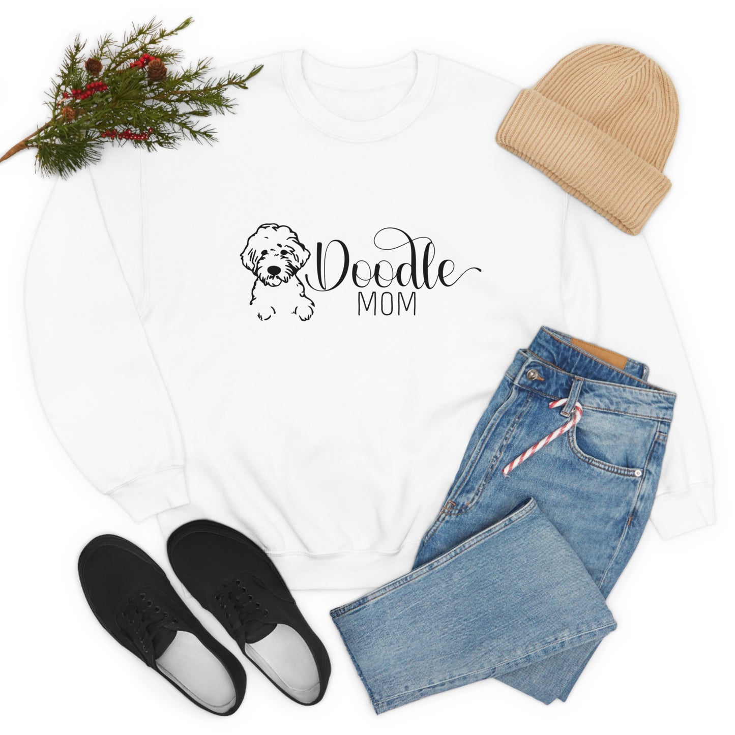 Doodle Mom Unisex Heavy Blend™ Crewneck Sweatshirt