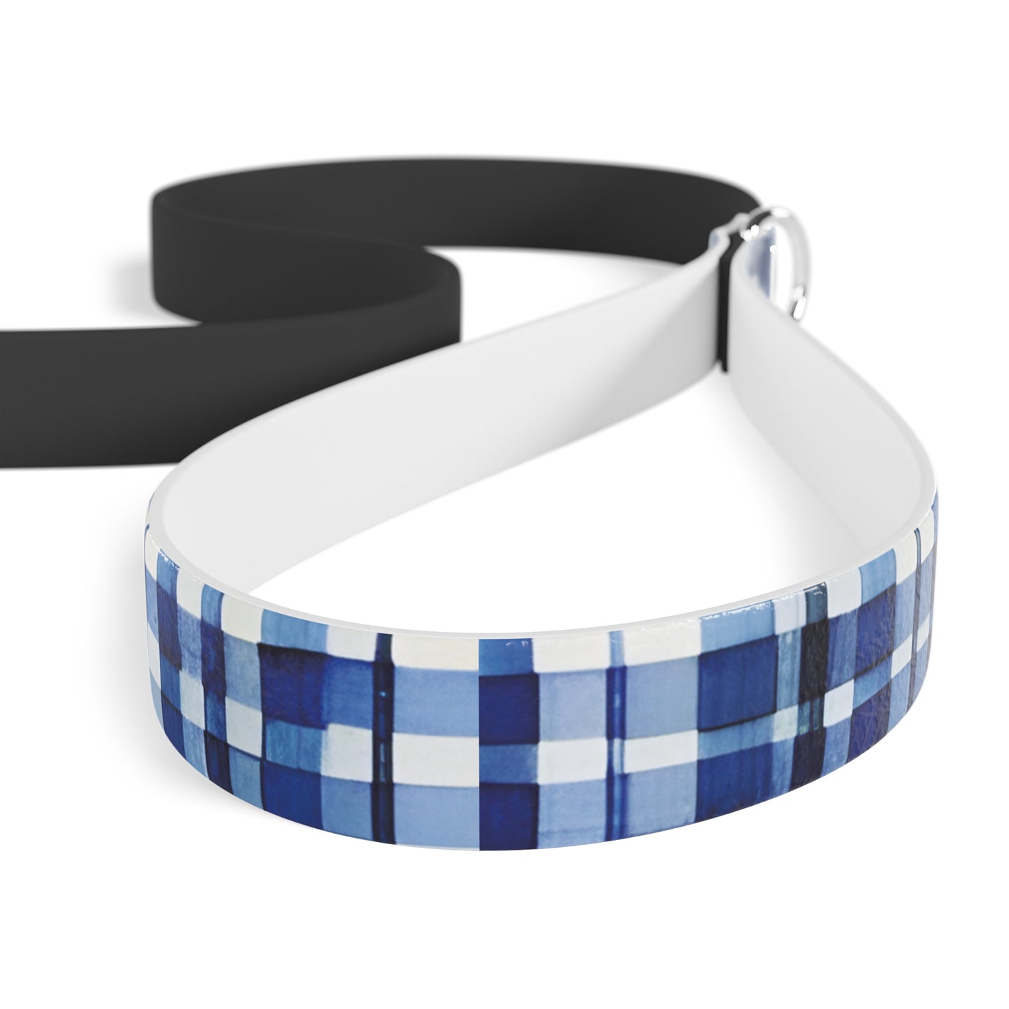 Blue Plaid Leash