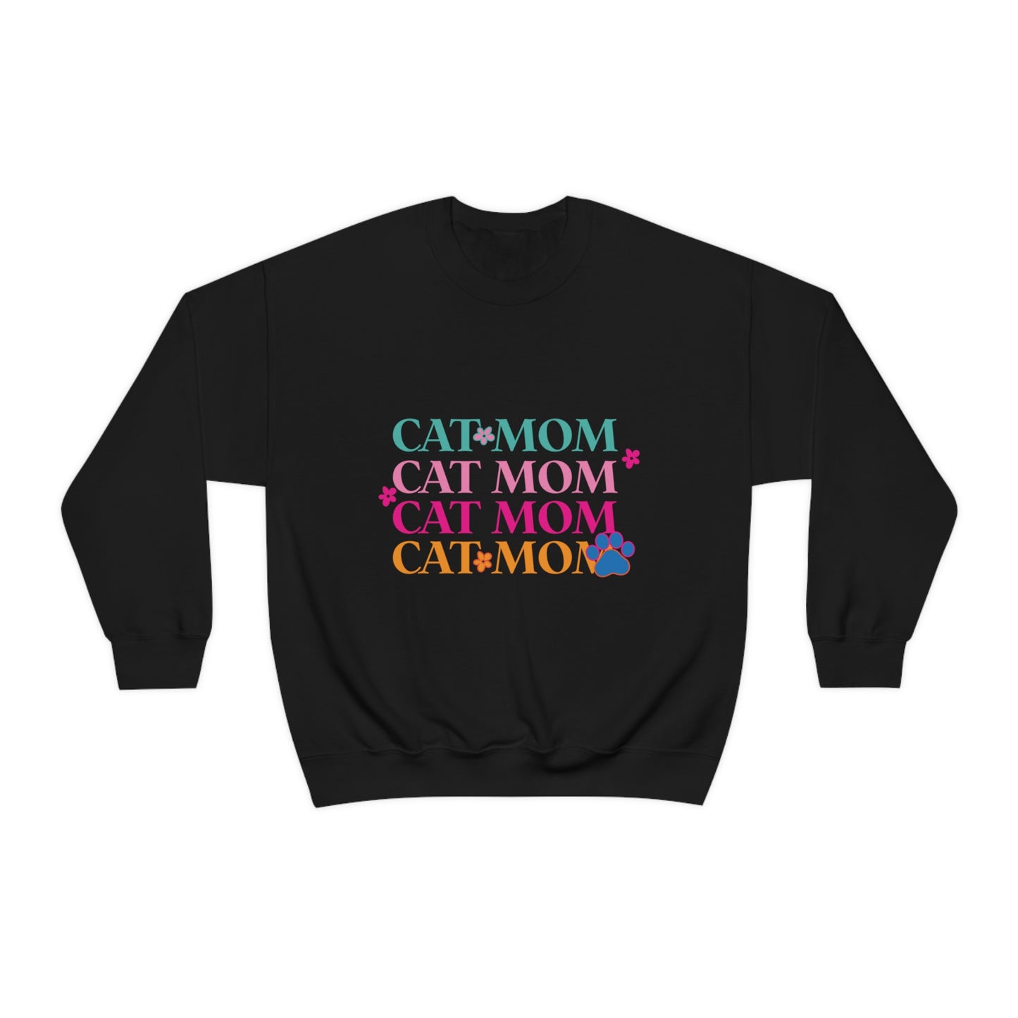 Cat Mom Unisex Heavy Blend™ Crewneck Sweatshirt