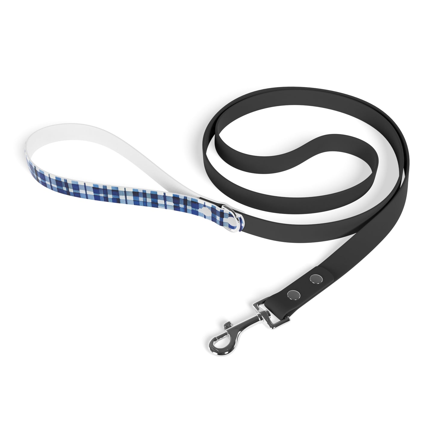 Blue Plaid Leash