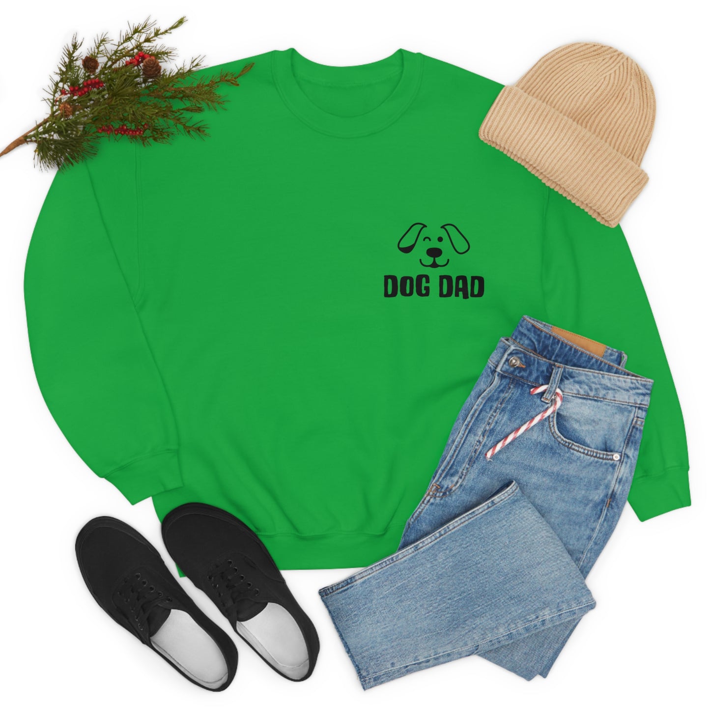 Dog Dad Unisex Heavy Blend™ Crewneck Sweatshirt