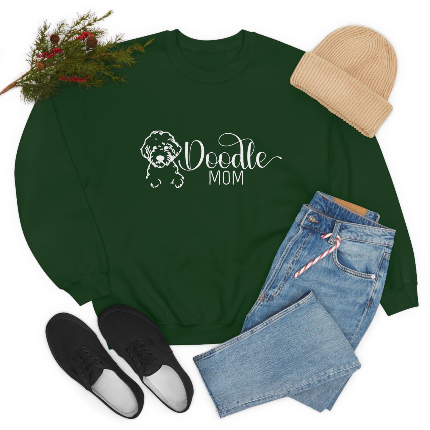 Doodle Mom Unisex Heavy Blend™ Crewneck Sweatshirt