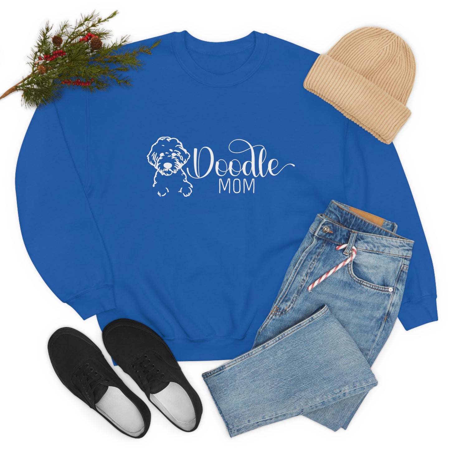 Doodle Mom Unisex Heavy Blend™ Crewneck Sweatshirt
