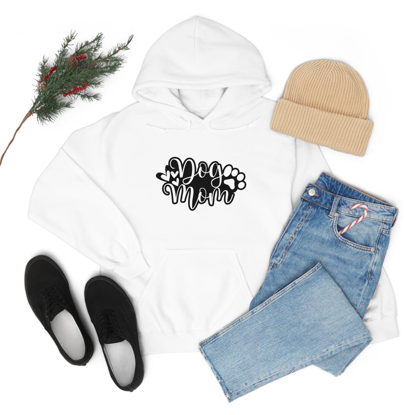 Dog Mom Unisex Heavy Blend™ Hooded Sweatshirt