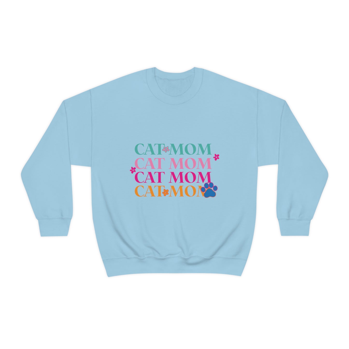 Cat Mom Unisex Heavy Blend™ Crewneck Sweatshirt