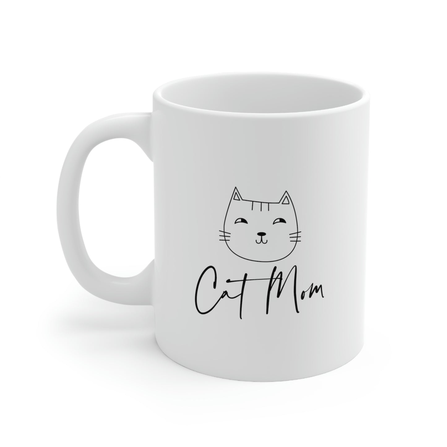 Cat Mom Cat Lover Ceramic Coffee Mug 11oz