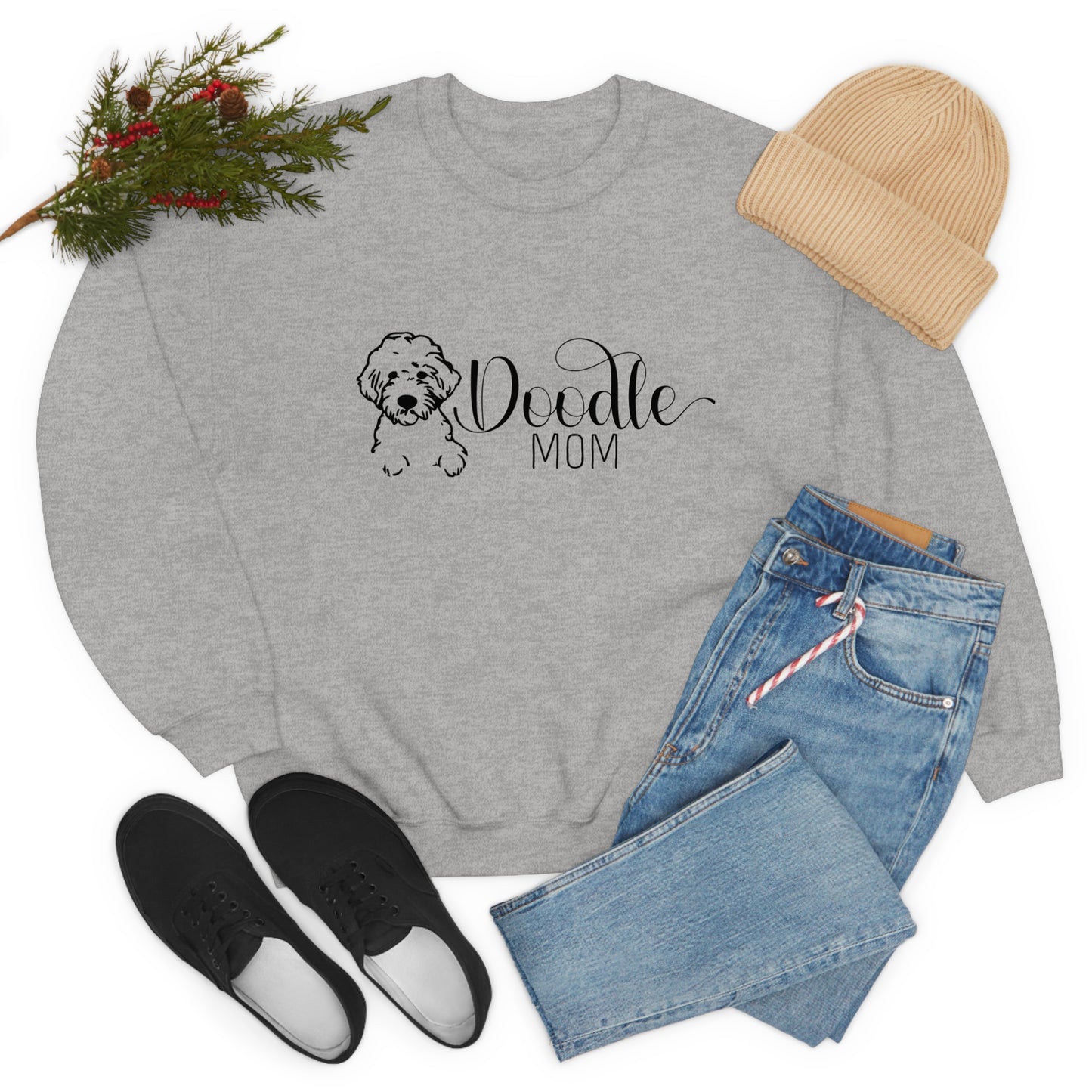 Doodle Mom Unisex Heavy Blend™ Crewneck Sweatshirt