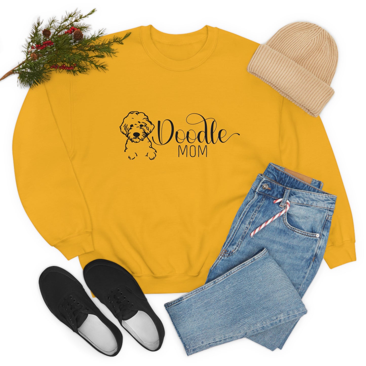 Doodle Mom Unisex Heavy Blend™ Crewneck Sweatshirt
