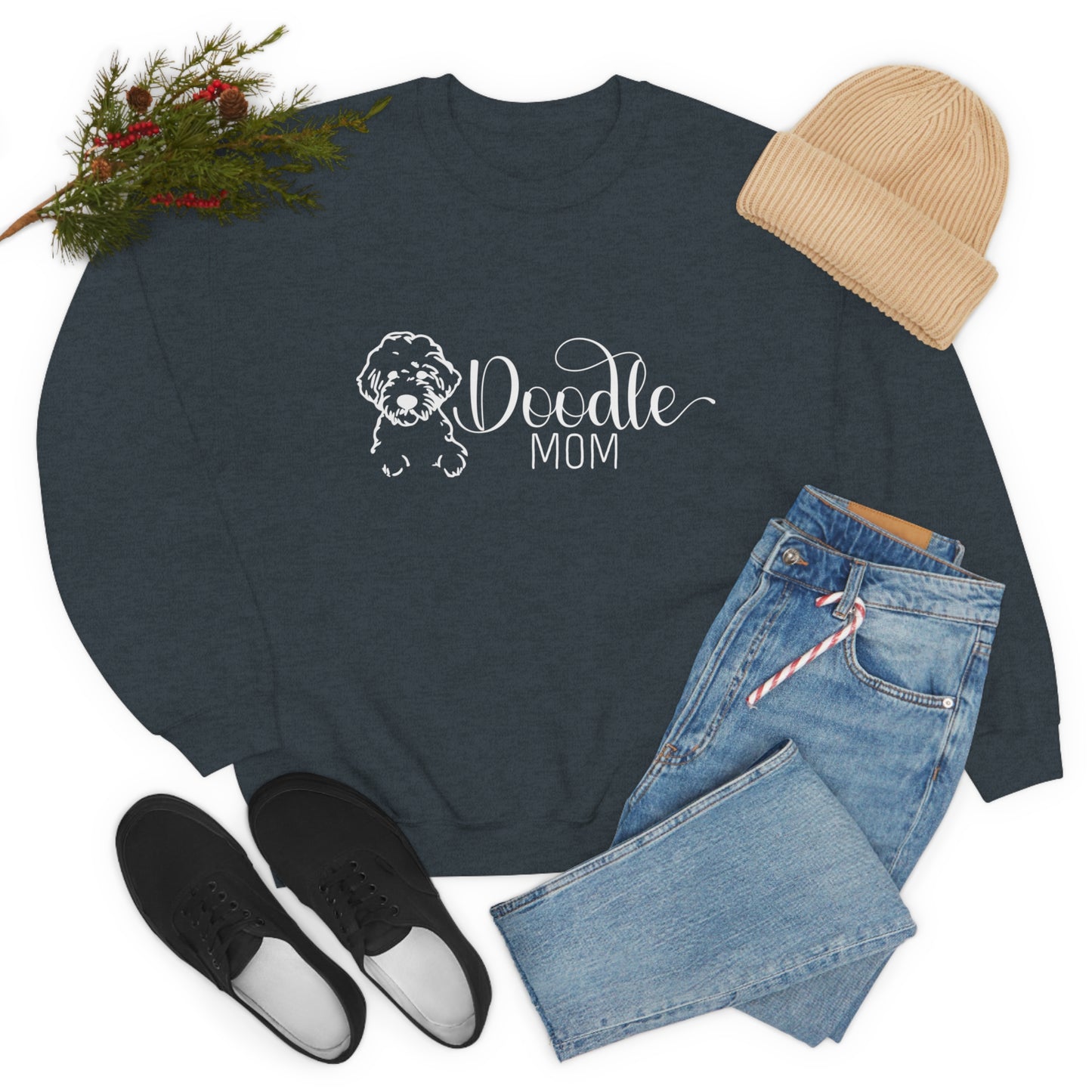 Doodle Mom Unisex Heavy Blend™ Crewneck Sweatshirt