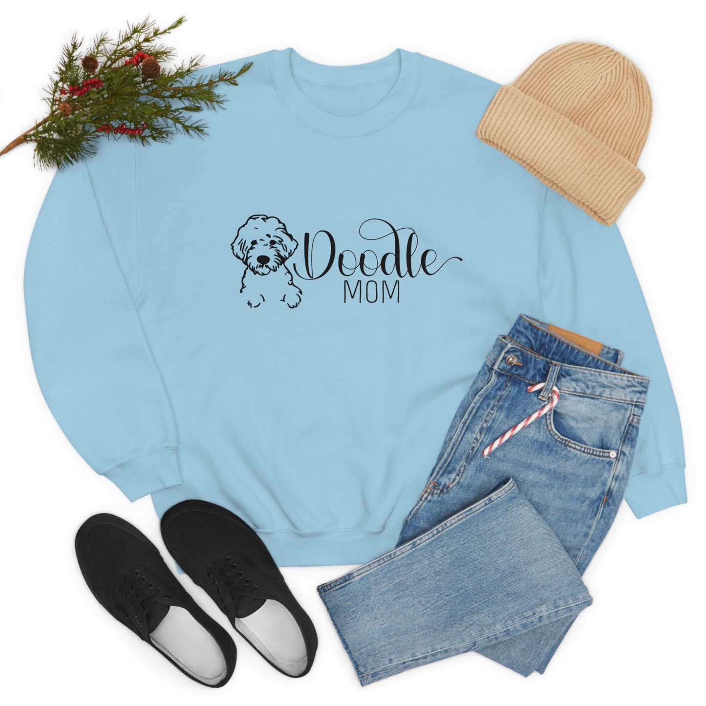 Doodle Mom Unisex Heavy Blend™ Crewneck Sweatshirt