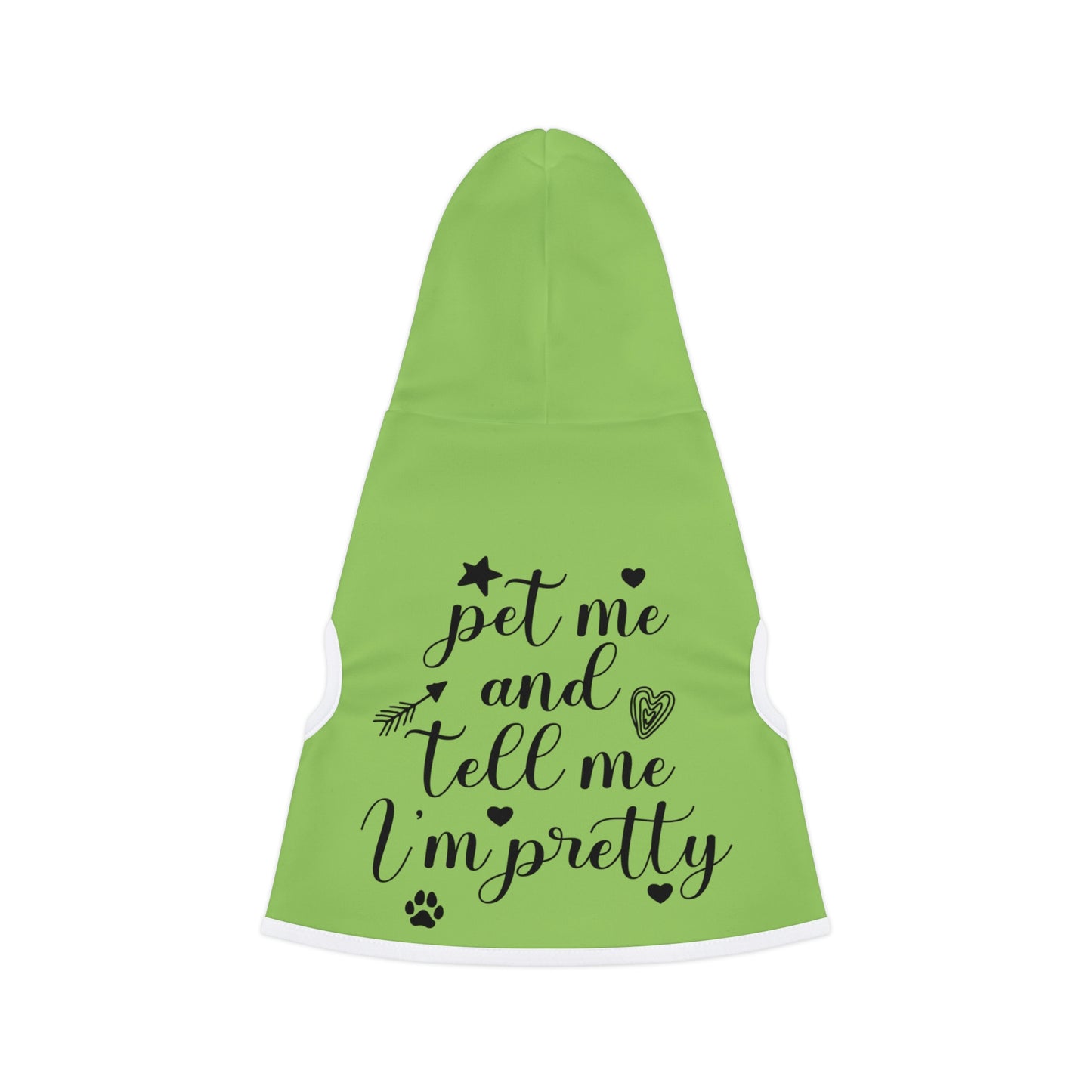 Pet me and tell me I'm pretty mint Pet Hoodie