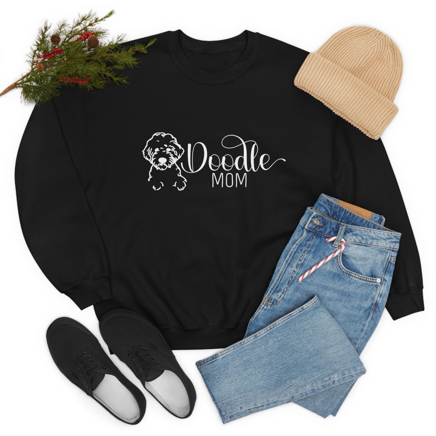 Doodle Mom Unisex Heavy Blend™ Crewneck Sweatshirt