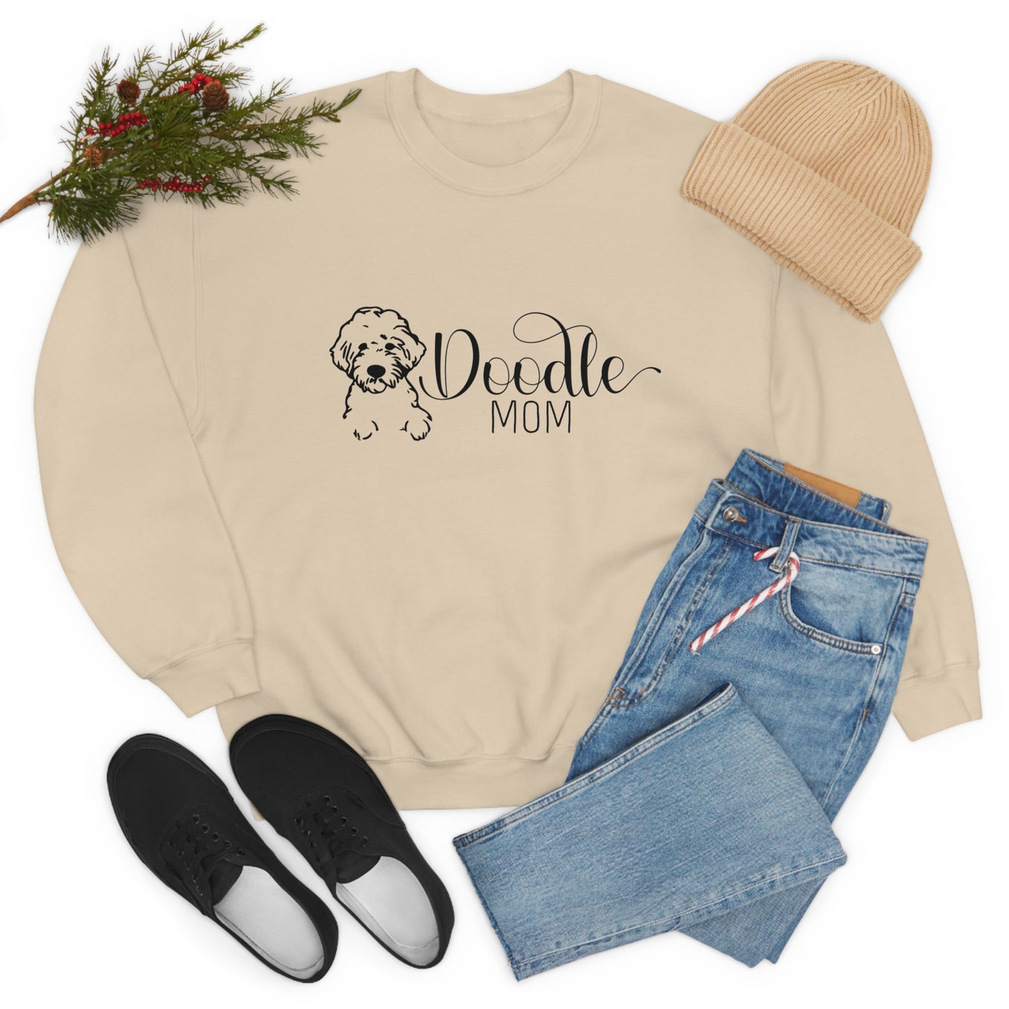 Doodle Mom Unisex Heavy Blend™ Crewneck Sweatshirt