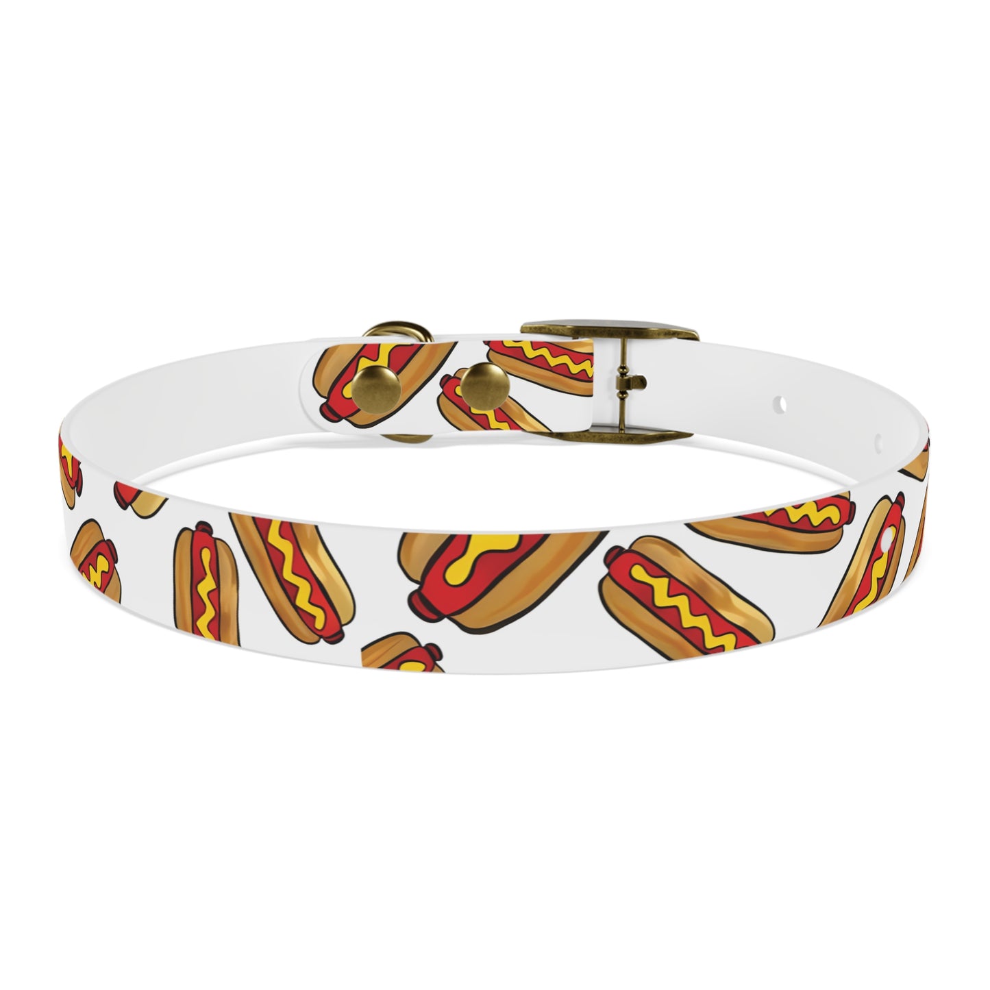 Durable Hot Dogs Collar Stylish and Sturdy Pet Accessories