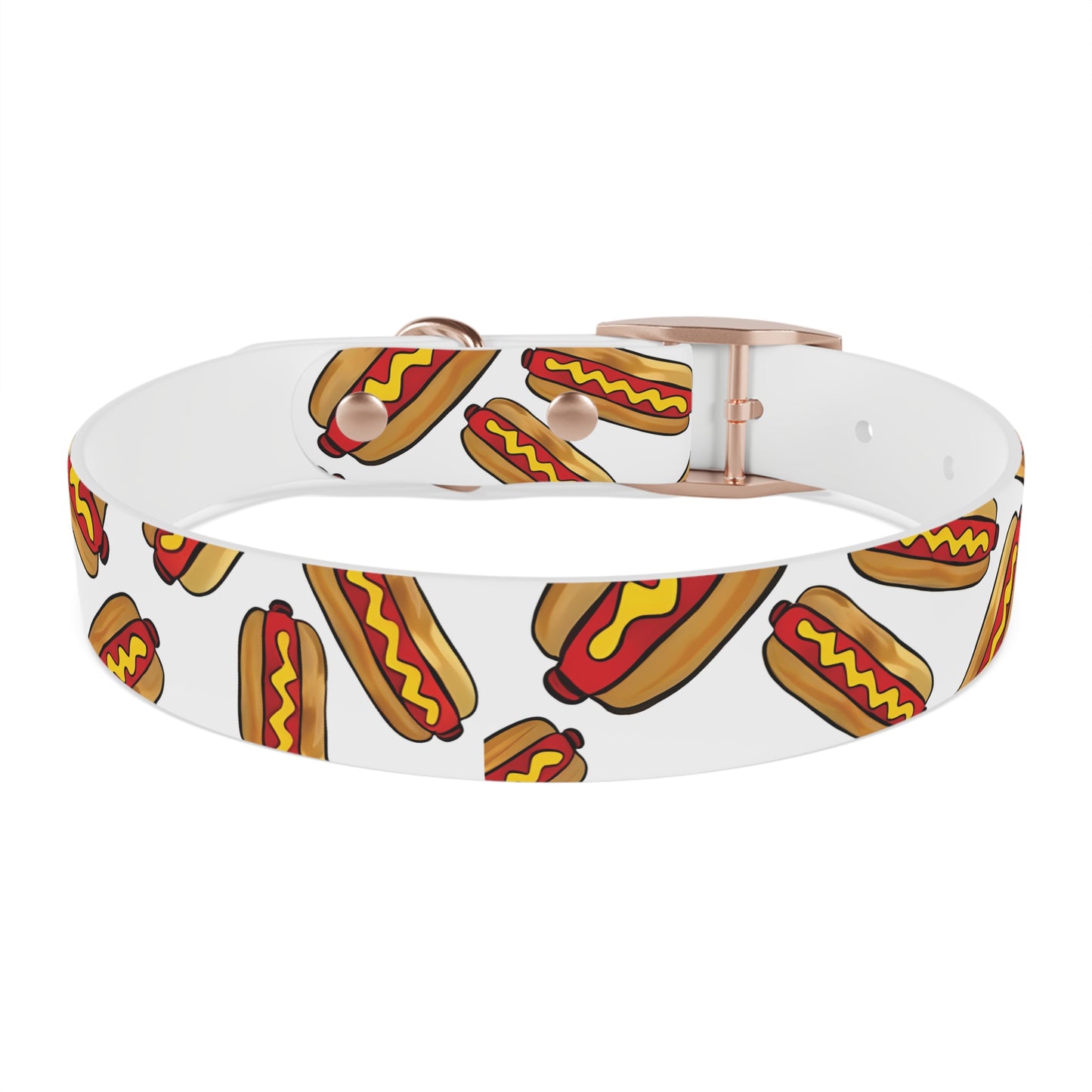 Durable Hot Dogs Collar Stylish and Sturdy Pet Accessories