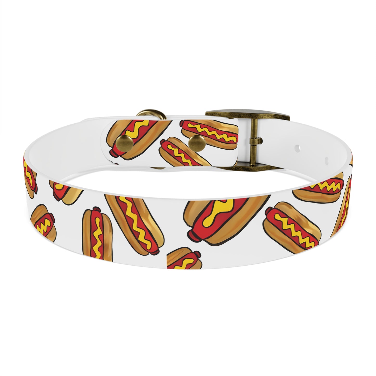 Durable Hot Dogs Collar Stylish and Sturdy Pet Accessories