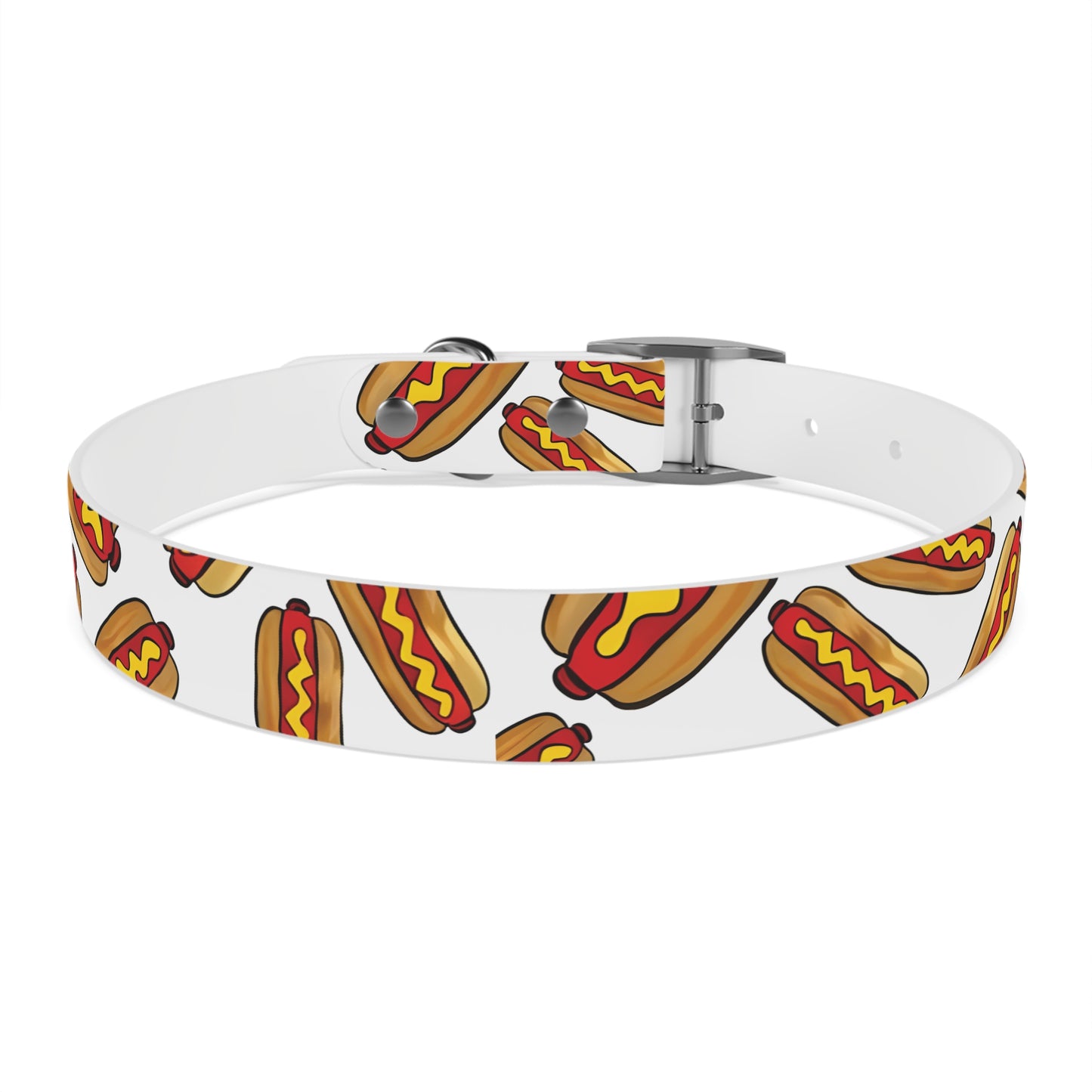 Durable Hot Dogs Collar Stylish and Sturdy Pet Accessories