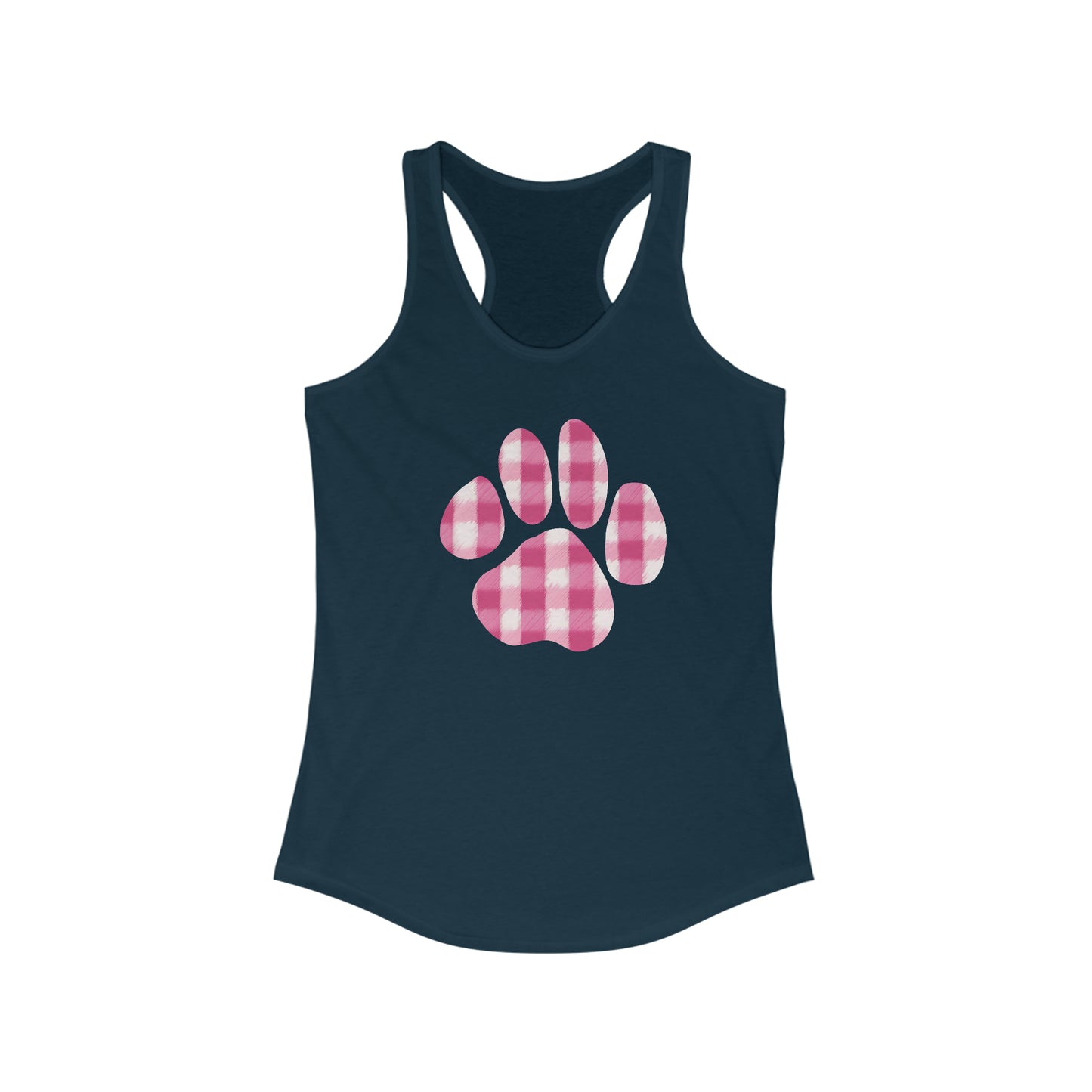 Pawsitively Adorable Women's Tank Top - Trendy Paw Print Design - Perfect Gift for Animal Lovers!