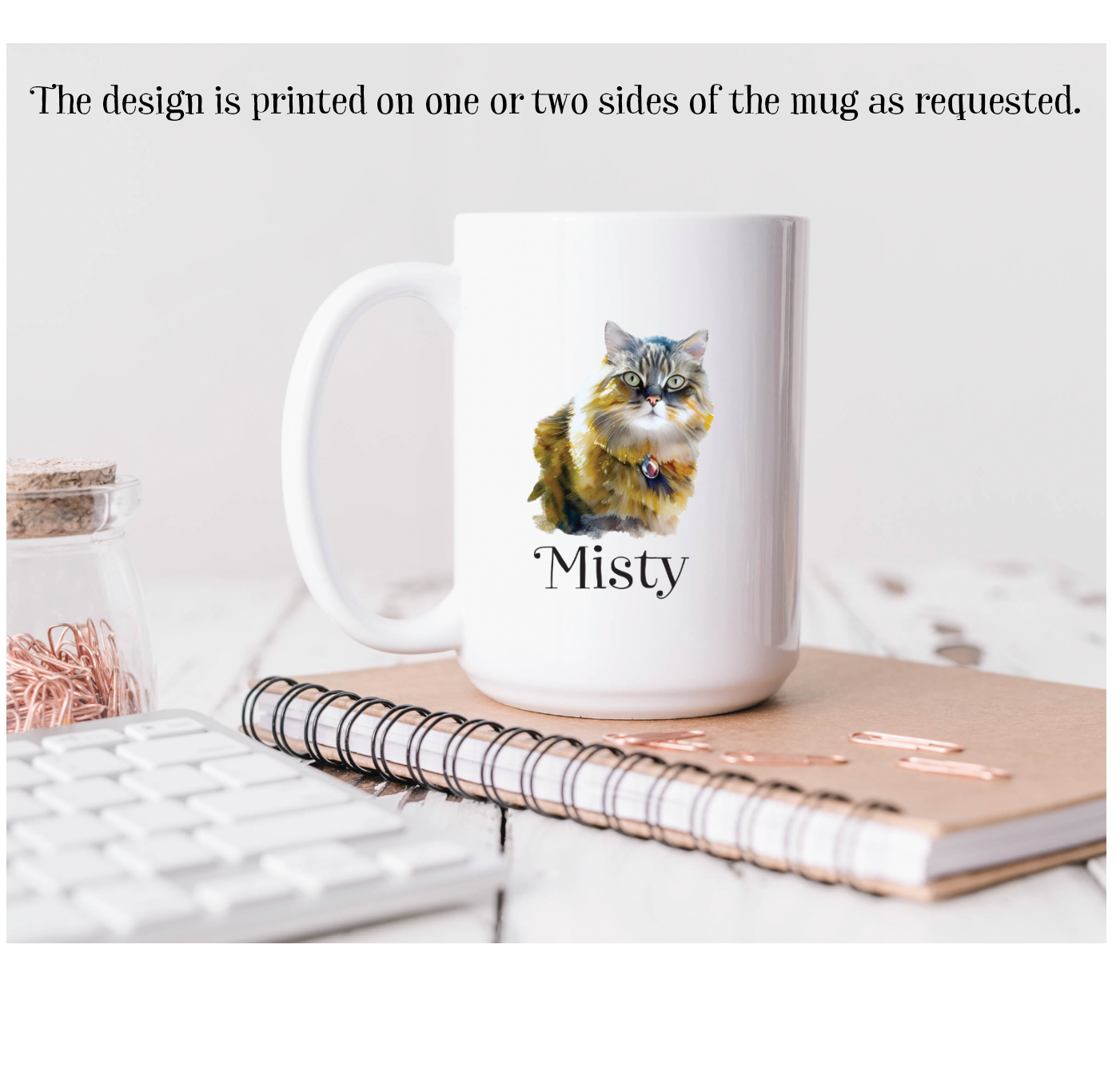 Personalized Pet Mug Custom with your pet's picture on a mug