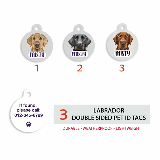 Labrador Pet ID Tag