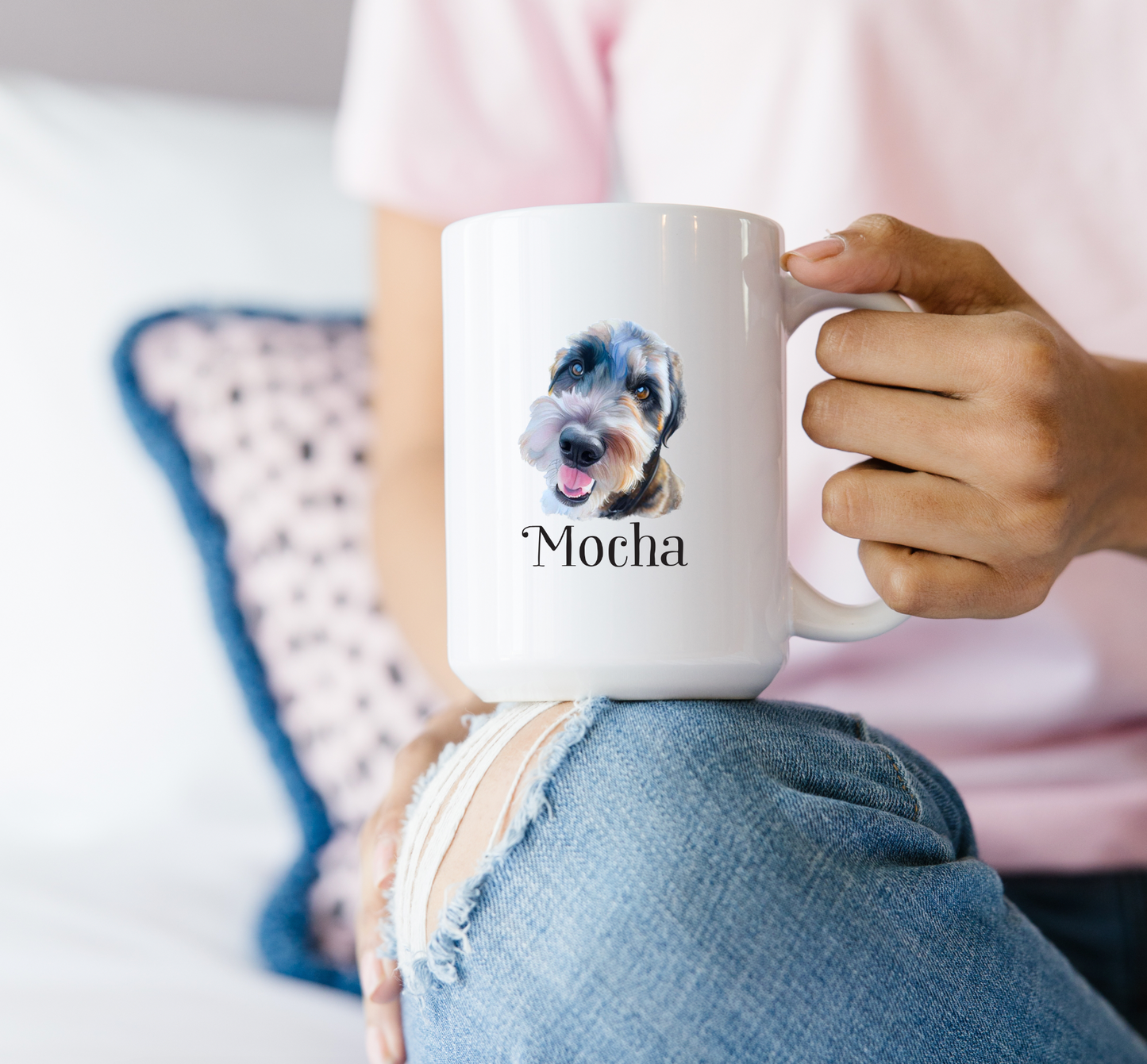 Personalized Pet Mug Custom with your pet's picture on a mug