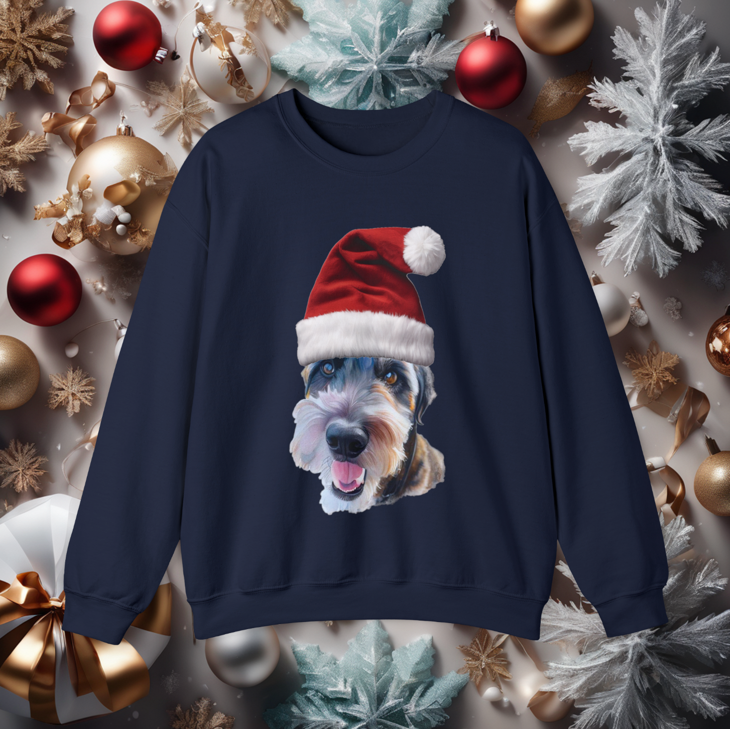 Schnauzer ugly deals christmas sweater