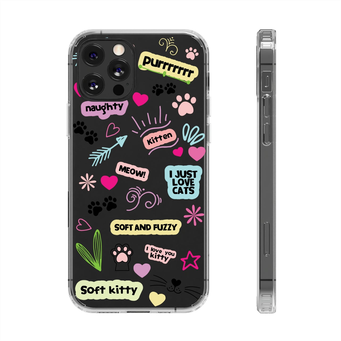 Cat iPhone Clear Cases