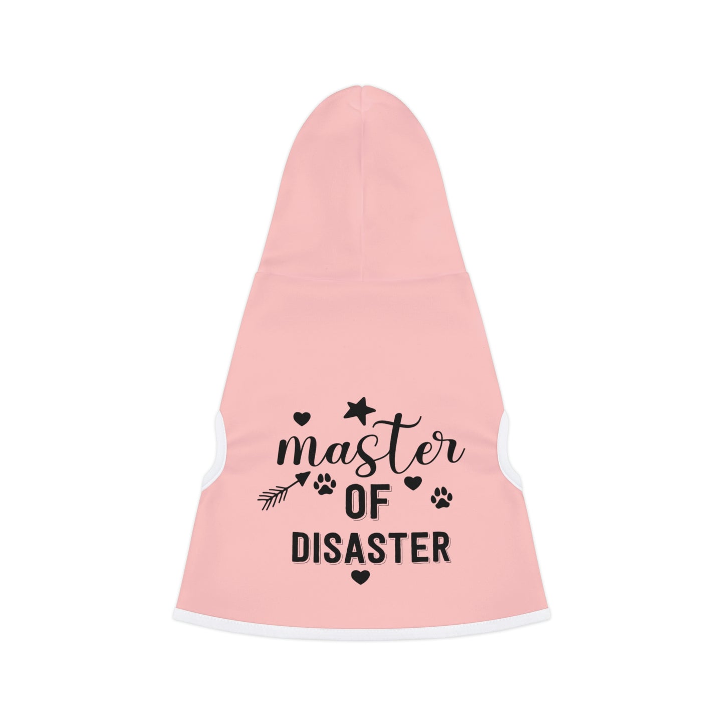 Master of Disaster Pink Pet Hoodie