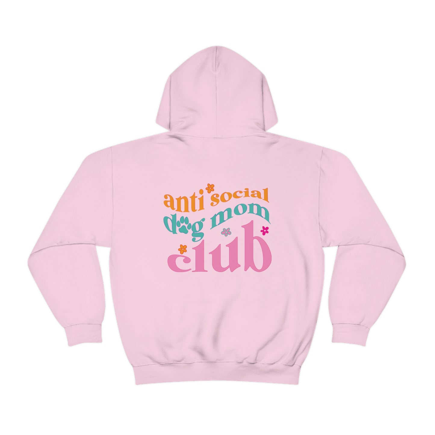 Anti Social Dog Moms Club Unisex Heavy Blend Hooded Sweatshirt