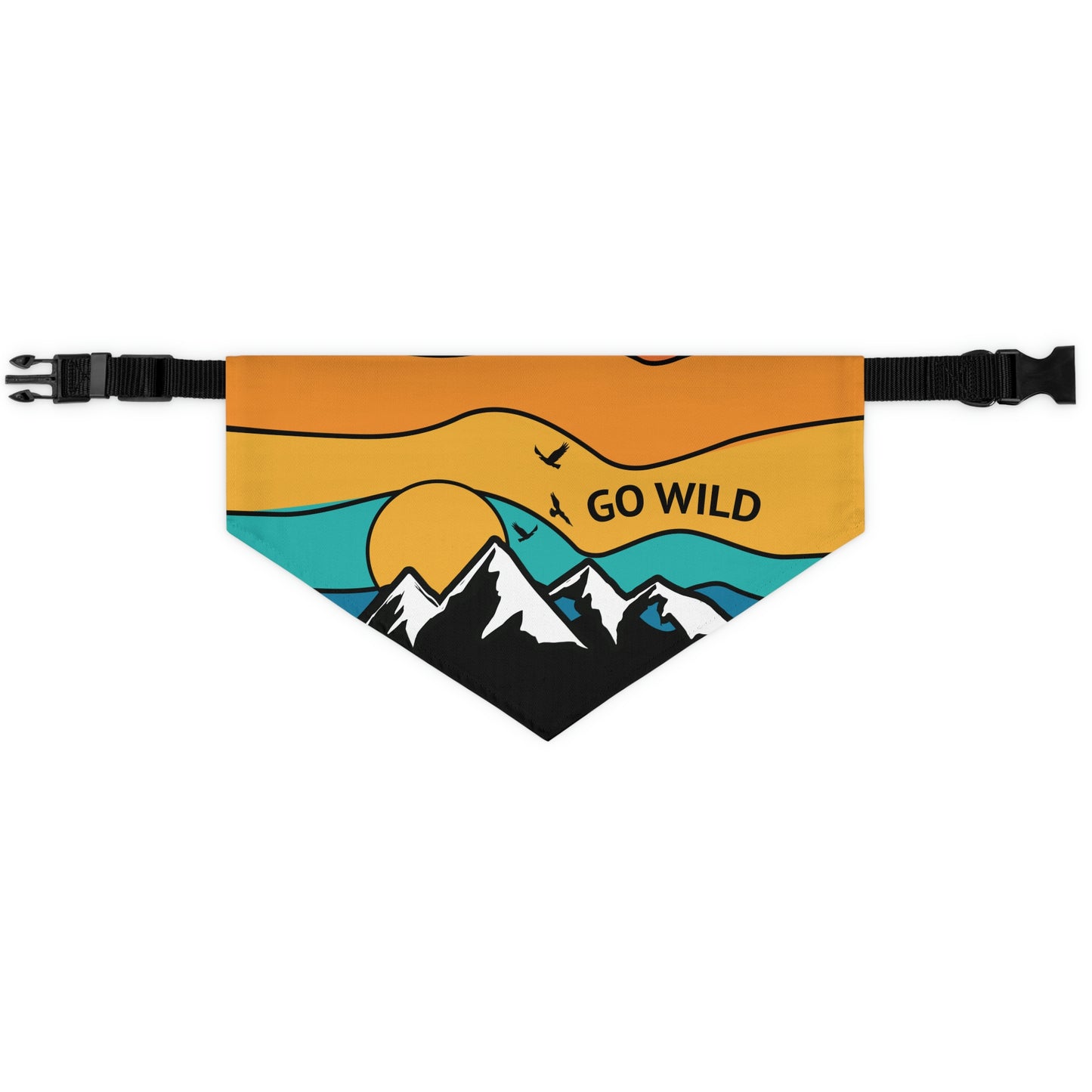 Go Wild Camping Pet Bandana Collar