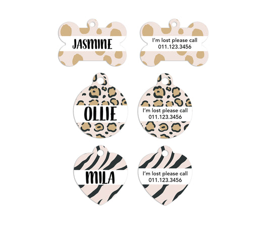 Exotic Animals Pet ID Tags