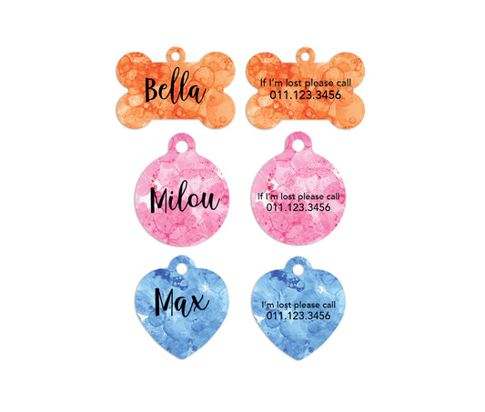 Bubblegum Pet ID Tags