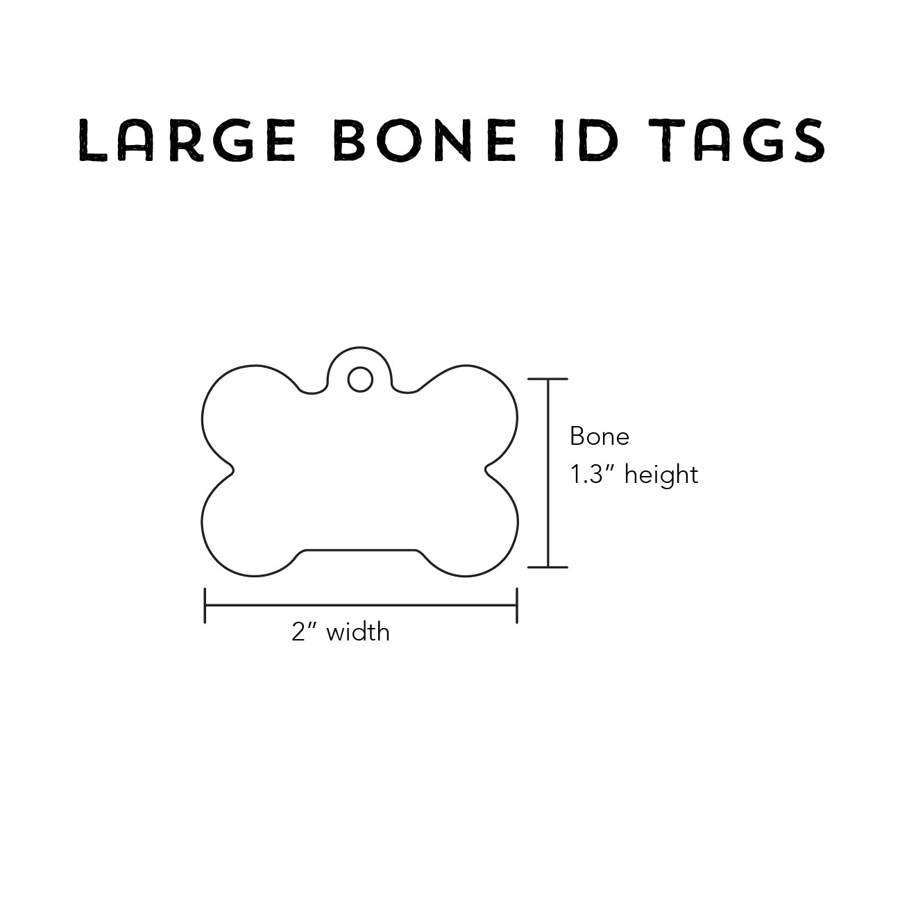 Customized Extra-Large Bone Glitter Ombre Pet ID Tags - MintandJolie
