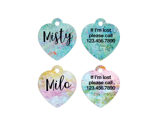Small Holographic Pet ID Tags