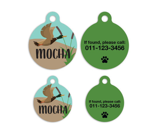 Duck Nature Pet ID Tag