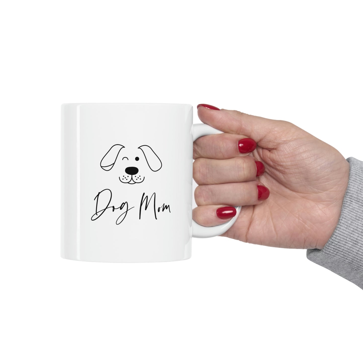 Dog Mom Dog Lover  Ceramic Coffee Mug 11oz